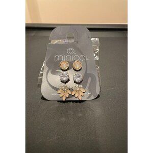 3 pairs Minicci Earrings A1 011